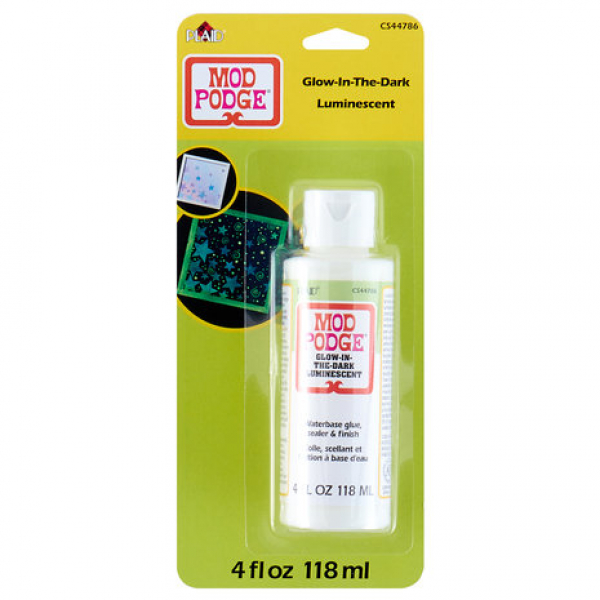 Mod Podge Glow-In-The-Dark Glue/Sealer/Finish 4 fl oz (CS44786)