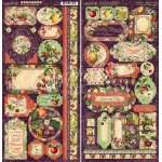 Graphic 45 Fruit & Flora Stickers (4502003)