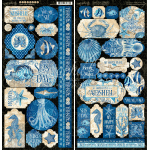 Graphic 45 Ocean Blue Stickers (4502019)