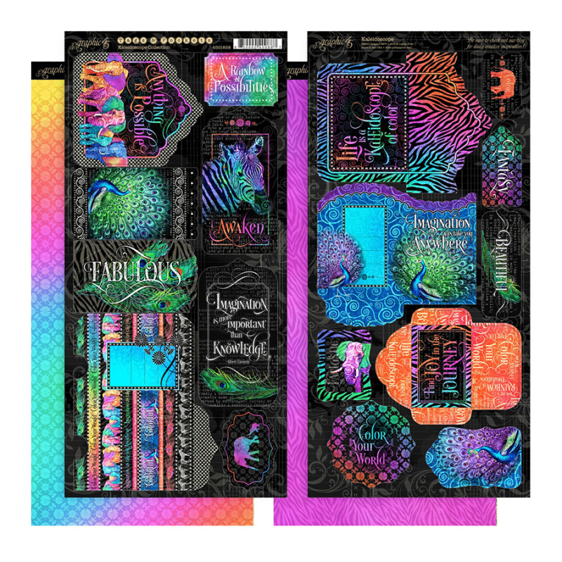 Graphic 45 Kaleidoscope Tags & Pockets (4501858)