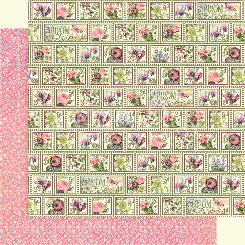 Graphic 45 Bloom Collection - Petal Postage 1 stuks) (4501869)