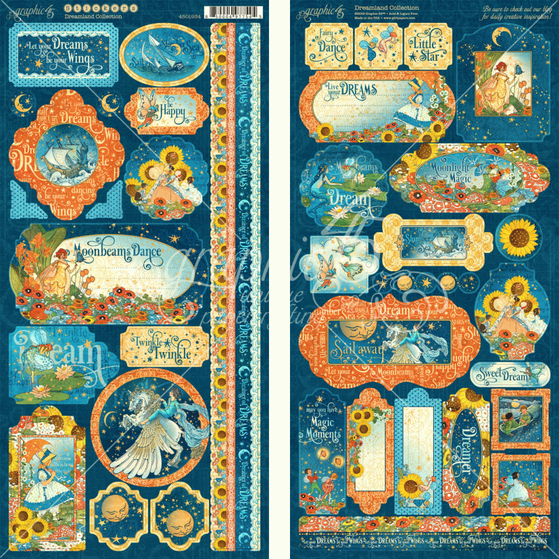 Graphic 45 Dreamland Stickers (4501934)