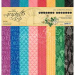 Graphic 45 Fashion Forward 12x12 Inch Patterns & Solid Paper Pad (4501971)