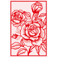 Gemini Rose Window Double-Sided Die (GEM-DSD-CAD-ROSWI)