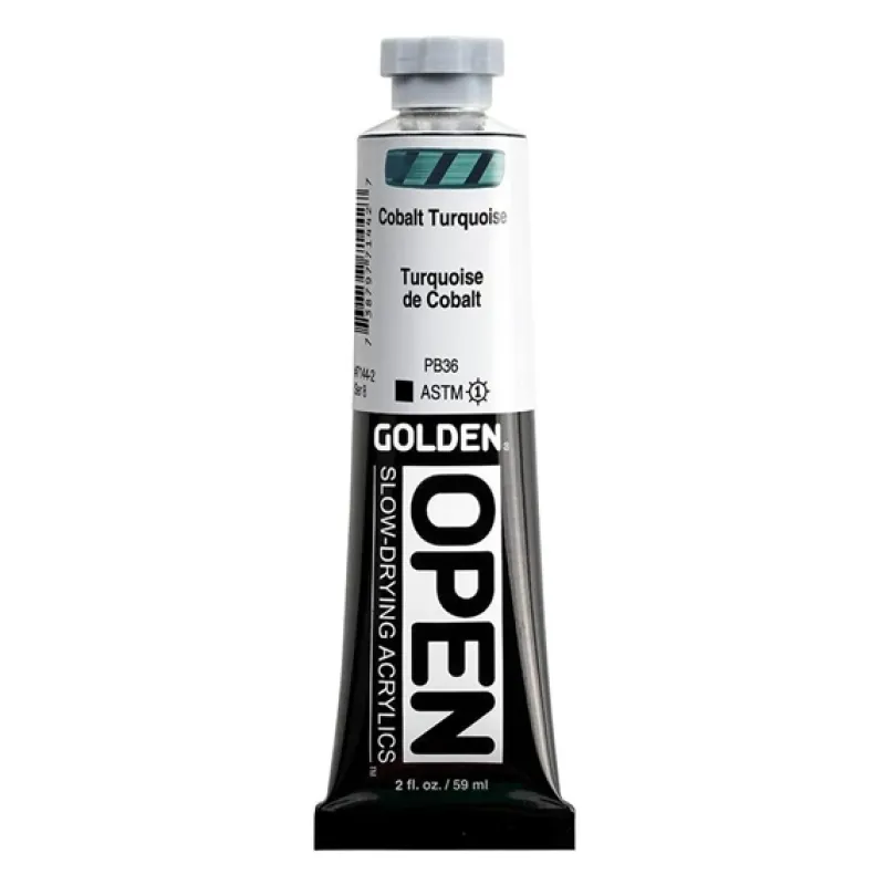 Golden OPEN Acrylverf Kobaltturkoois 59 ml (0007144-2)