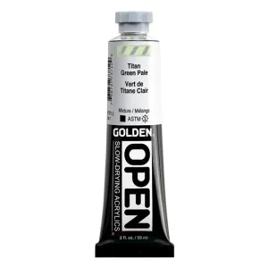 Golden OPEN Acrylverf Titaan Groen Licht 59 ml 0007371-2