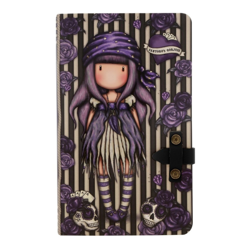 Gorjuss Journal Large w/ PU Strap Sea Nixie (400GJ08)