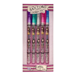 Gorjuss Set of 5 Gel Pens Through The Looking Glass (1126GJ02) ( 1126GJ02)