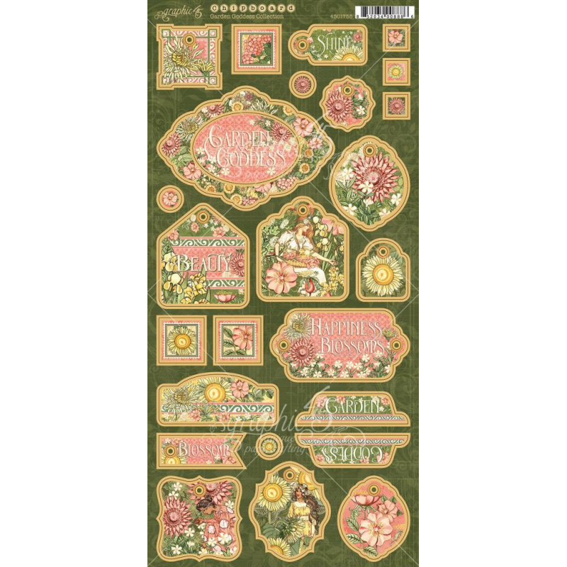 Graphic 45 Garden Goddess Chipboard (4501755)