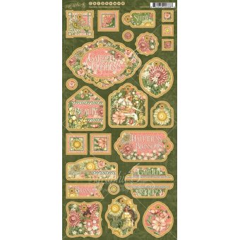 Graphic 45 Garden Goddess Chipboard (4501755)
