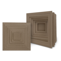 Graphic 45 2-in-1 Tunnel & Pyramid 8x8 Inch Chipboard Albums (4502827)