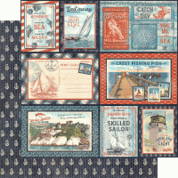 Graphic 45 Catch of the Day 12x12 Inch Collection Pack (4502176)