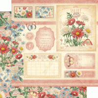 Graphic 45 Flower Market 12x12 Inch Collection Pack (4502558)