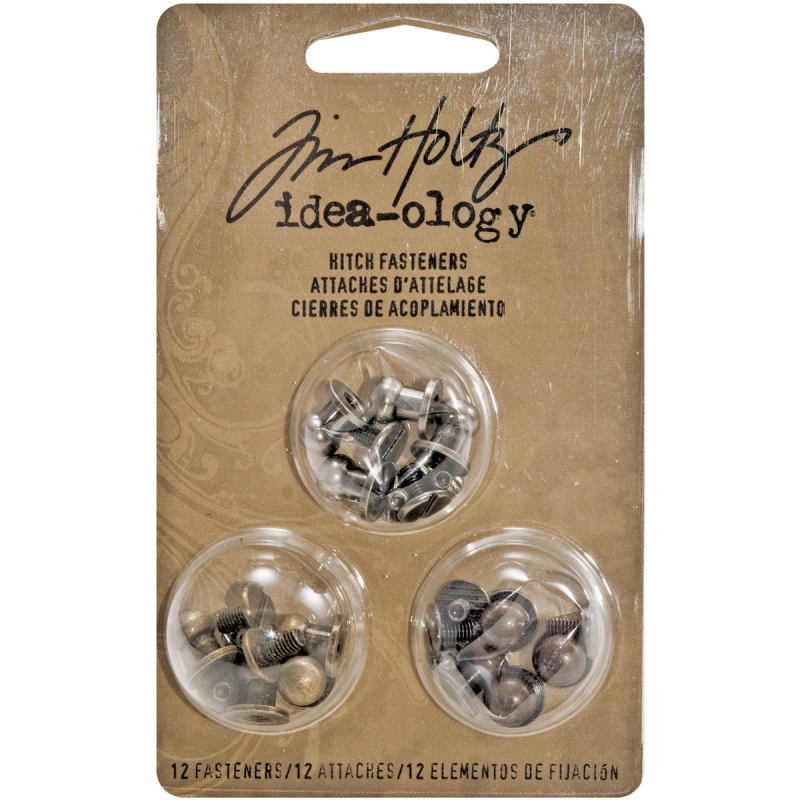Tim Holtz Idea-ology  Hitch Fasteners (12pcs) (TH92731)