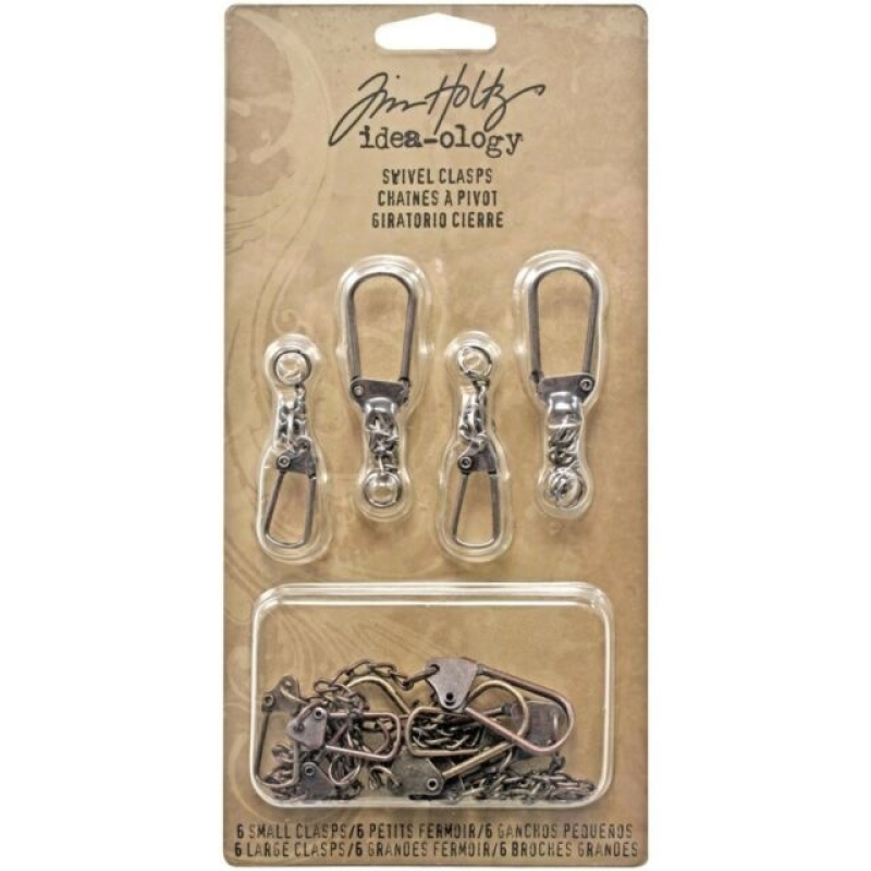 Tim Holtz Idea-ology  Swivel Clasps (12pcs) (TH92677)