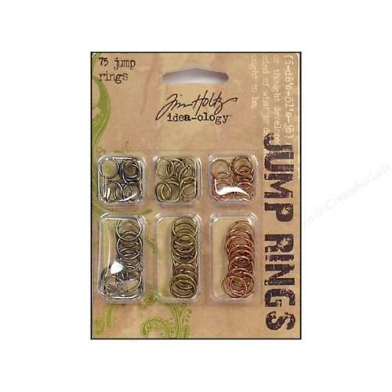 Tim Holtz Idea-ology  Jump Rings (75pcs) (TH92726)