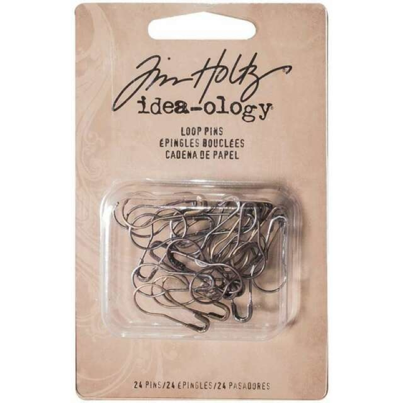Tim Holtz Idea-ology  Loop Pins (24pcs) (TH93200)