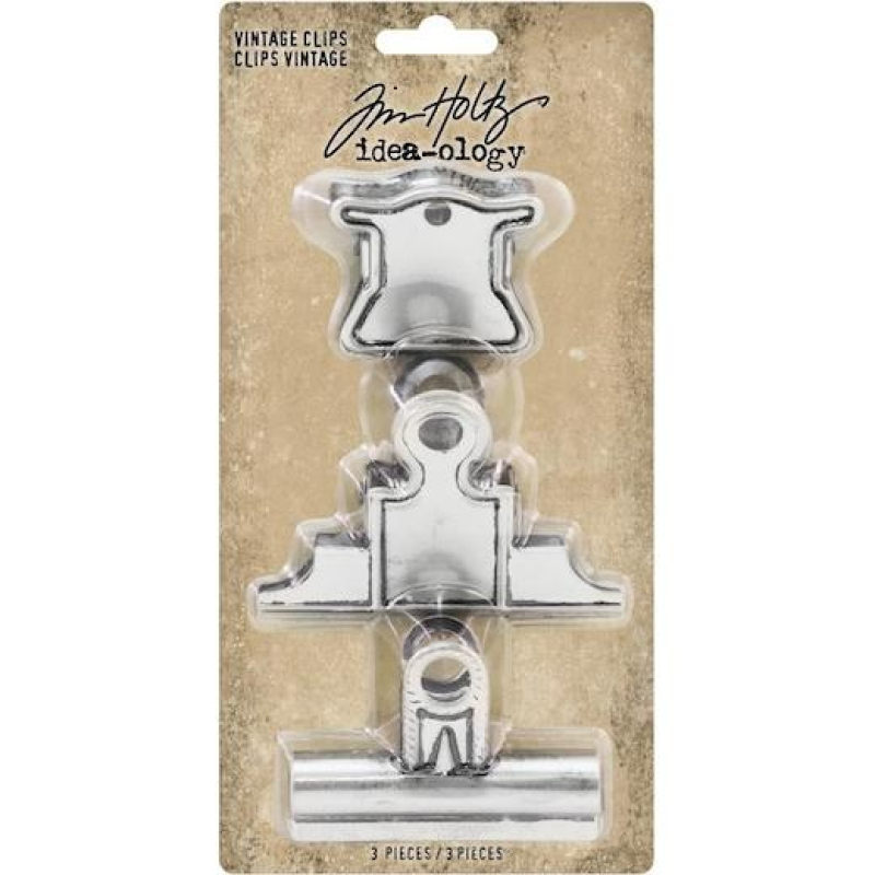 Tim Holtz Idea-ology  Vintage Clips (3pcs) (TH93795)