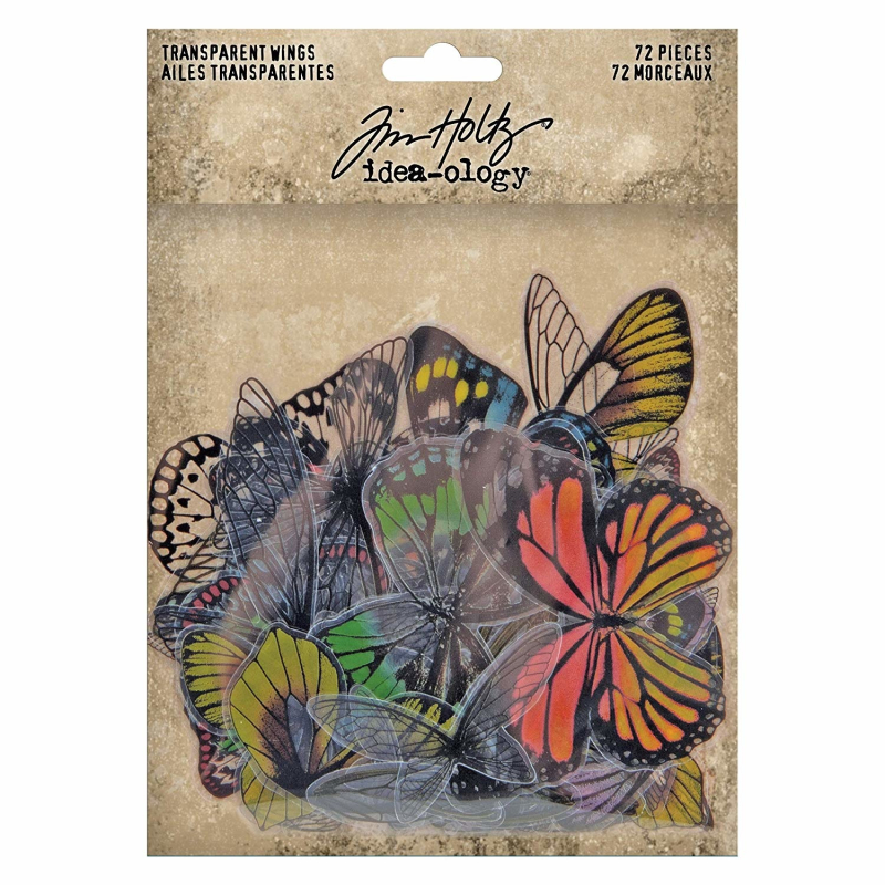Tim Holtz  Idea-ology Transparent Wings (72pcs) (TH93785)
