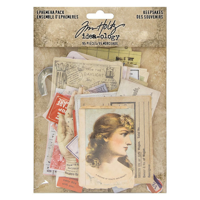 Tim Holtz Idea-ology  Ephemera Pack Keepsakes (TH93958)