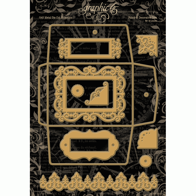 Graphic 45 Policy & Decorative Dies (4501982)