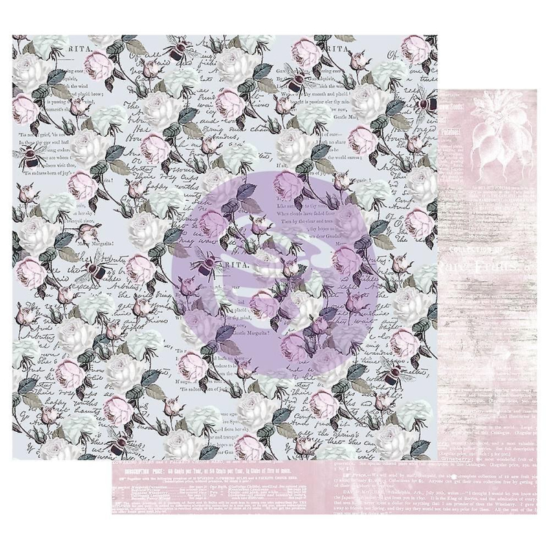 Prima Marketing Poetic Rose 12x12 Inch Sheets Buzz Words (per stuk) (849047)