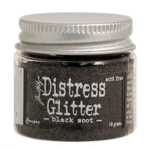 Tim Holtz Ranger Distress glitter Black soot (TDG39129)