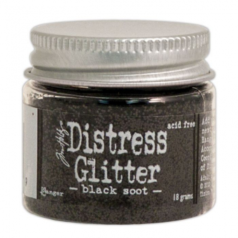 Ranger Distress glitter Black soot (TDG39129)