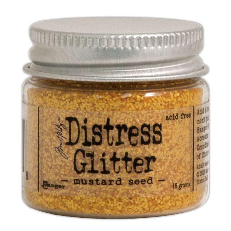 Tim Holtz Ranger Distress glitter Mustard seed (TDG39198)