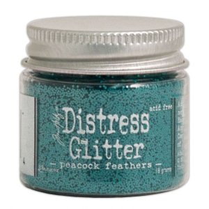 Tim Holtz Ranger Distress glitter Peacock feathers (TDG39204)