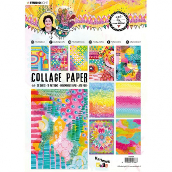 Studio Light • Collage Paper Pattern Paper Marlene's World nr.9 (CPBM09)