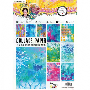 Studio Light • Collage Paper Pattern Paper Marlene's World nr.10 (CPBM10)