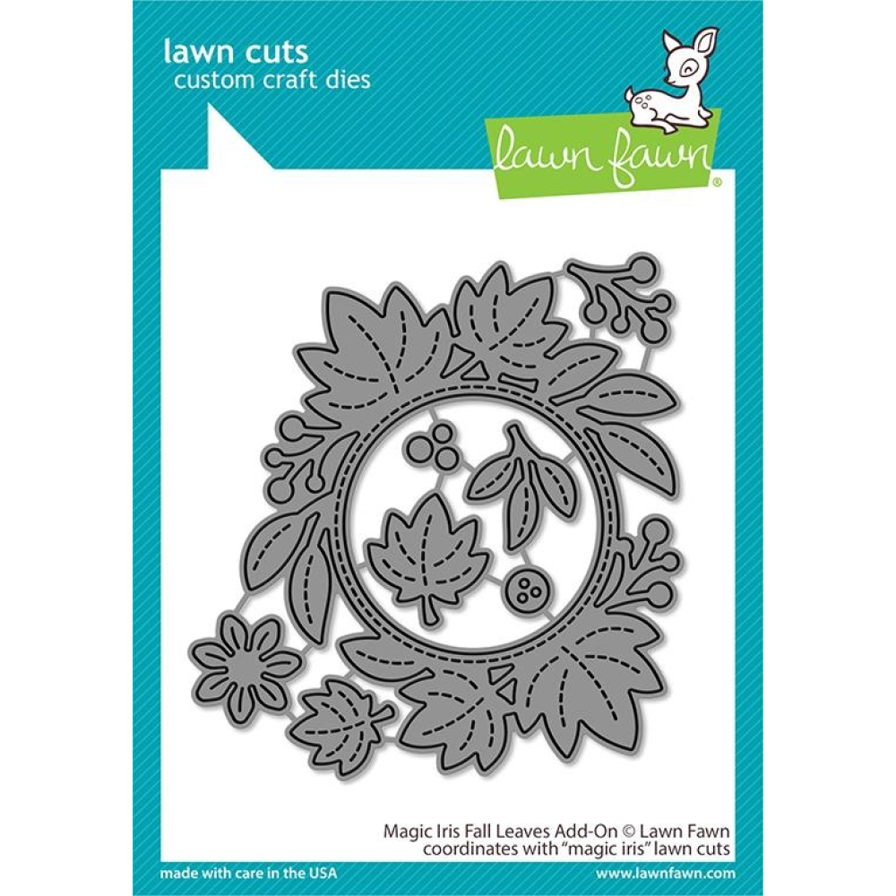 Lawn Fawn Magic Iris Fall Leaves Add-On Dies (LF2696) ( LF2696)
