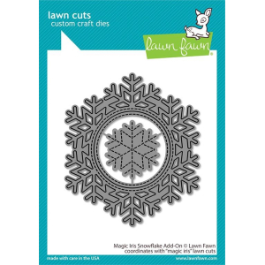 Lawn Fawn Magic Iris Snowflake Add-On Dies (LF2697)