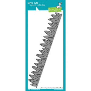 Lawn Fawn Slimline Tropical Leaves Border Dies (LF2618)