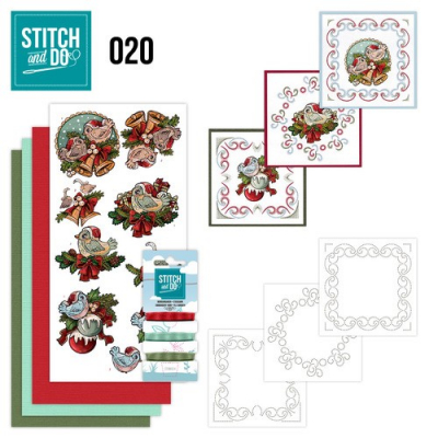 Borduurpakketje Stitch and Do 20 - Christmas Tweety (STDO020)
