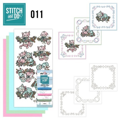Borduurpakketje Stitch & Do 11 - Katjes