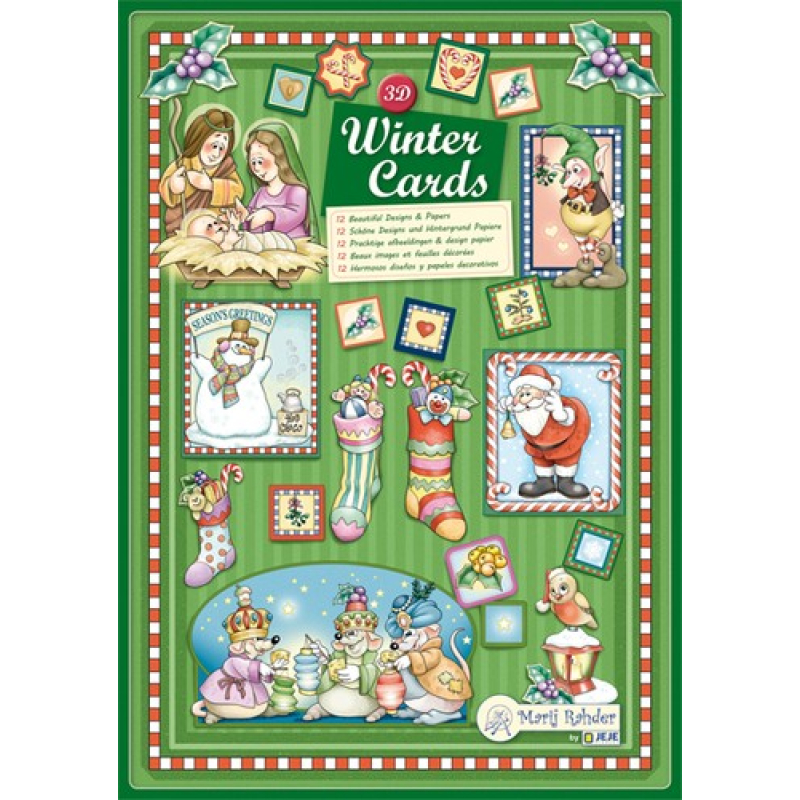 Marij Rahder - Boek - 3D Winter Cards - (9.0001)