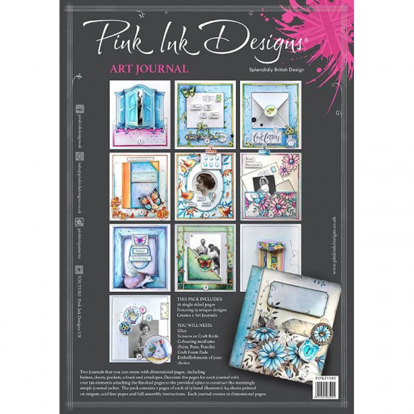 Pink Ink Designs - Art Journal Paper Kit (PIPKITART) Pink Ink Designs - Art Journal Paper Kit (PIPKITART)