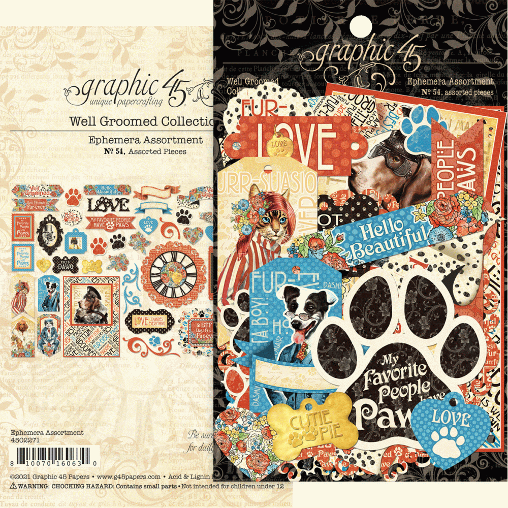 Graphic 45 Well Groomed Die-cut Assortment (4502271)