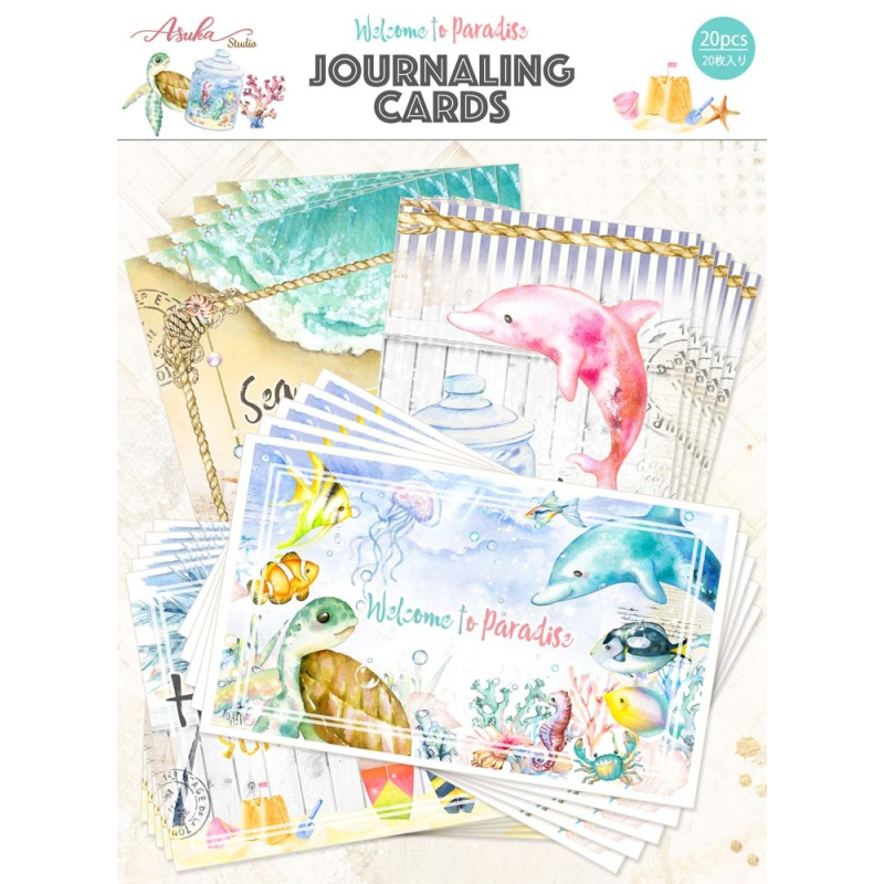 Memory Place Welcome to Paradise Journaling Cards (MP-60628)