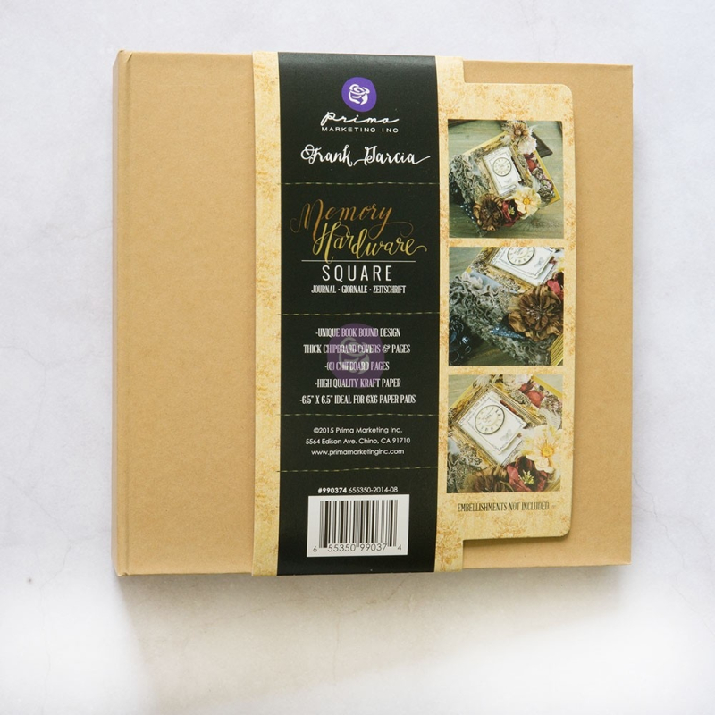 Prima Marketing Memory Hardware Chipboard Album Square Journal (990374)