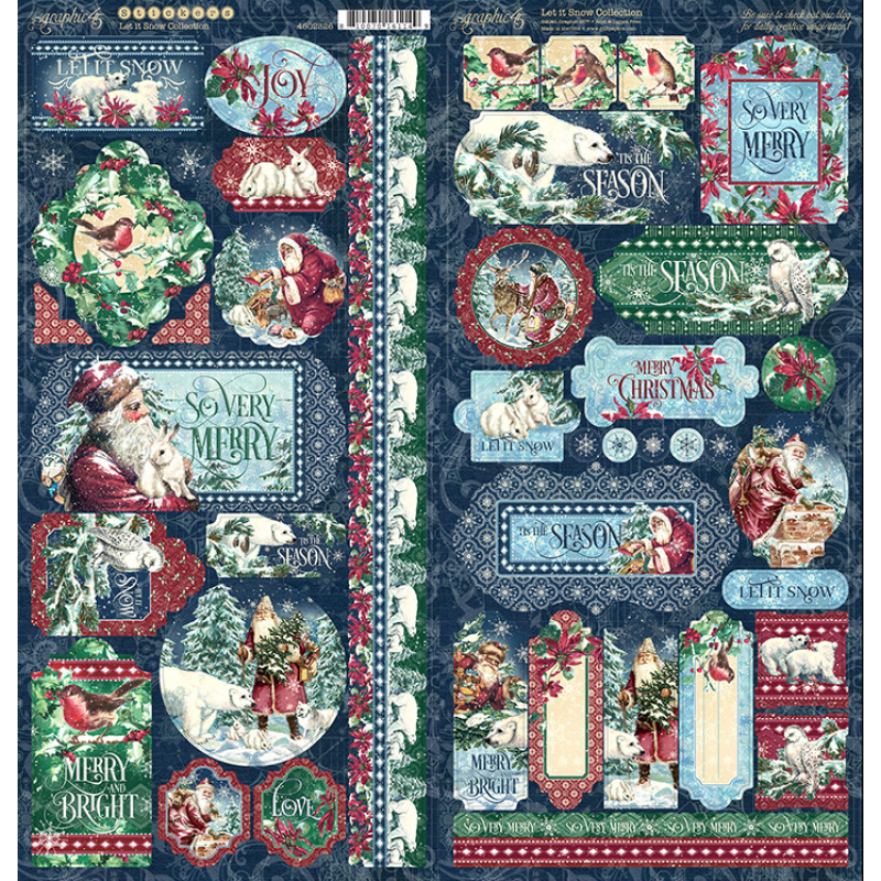 Graphic 45 Let it Snow Stickers (4502326)