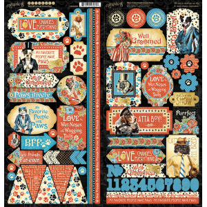 Graphic 45 Well Groomed Stickers (4502269) ( 4502269)