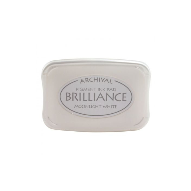 Tsukineko • Brilliance stempelkussen Moonlight white (BR1-80)