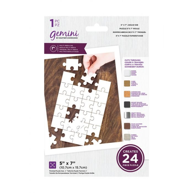 Gemini Jigsaw 5x7 Inch Multi Media Dies (GEM-MMD-JGD)