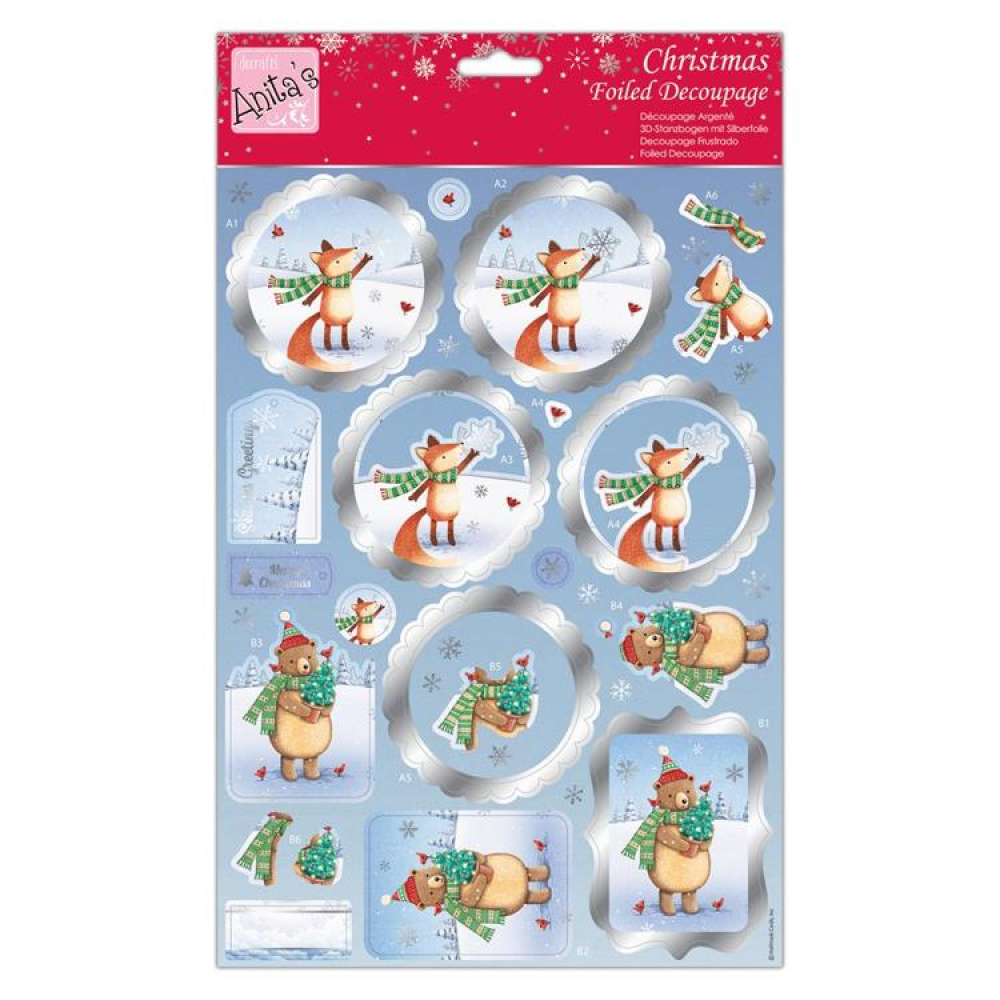 Anita's Christmas Foiled Decoupage ANT169933 (ANT 169933)