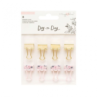 Crate Paper • Day-to-Day disc planner embellishment binder clips Gold (373058)