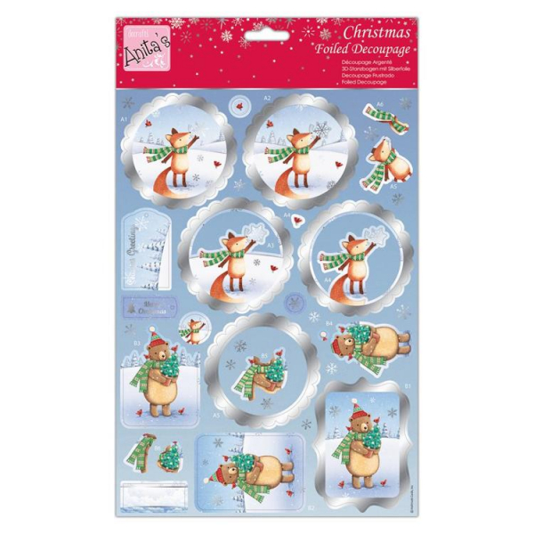 Anita's Christmas Foiled Decoupage ANT169933 (ANT 169933)