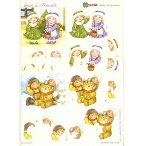 Creata: Anna & Friends: Push out, With Basket 0 (322.4007)